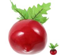 BRIGHTFUFU Car Antenna Topper Radish Red Cute Car Roof Decoration Auto Antenna Accessory Dashboard Ornament for Suv
