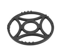 BRIGHTFUFU Cast Iron Gas Burner Ring Reducer and Butter Warmers Small Frying Pans, for Iron Wok Support Rack Non-slip Universal Fit Kitchen Stove Rack