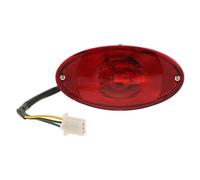 BRIGHTFUFU Cat Eye Motorcycle Tail Brake Light High Intensity LED Rear Light for Bikes DIY Friendly Installation Compatible with Honda Motorcycles Enhanced Visibility and Safety