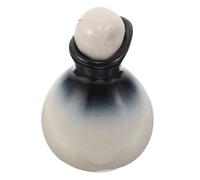 BRIGHTFUFU Ceramic Essential Oil Jar Decorative Vinegar Dispenser Bottle Porcelain Soy Sauce Jar for Beauty Salon Aromatherapy Perfume Storage and Diffuser