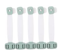 BRIGHTFUFU Childproof Refrigerator Drawer Locks Double Press Buckles Design and 360 Degree Rotation 5pcs with Strong Reliability, Abs Material for Child Safety for Babies and Toddlers
