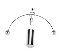 BRIGHTFUFU Desktop Sportsman Tumbler Ornament Weightlifting Balance Cylinder Iron Craft for Home Office Unique Kinetic Art Design for Creative Decoration Realistic Rotating Figure