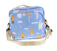 BRIGHTFUFU Diaper Storage Bag Portable Travel Diaper Bag Purse Cross Body Messenger Style for Stroller Organizer Stroller Accessories