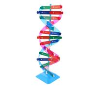 BRIGHTFUFU Dna Double Helix Model Kit Sturdy Biology Teaching Prop for Interactive Assembly Precise Human Gene Structure Science Educational Tool for Students and Teachers