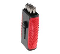 BRIGHTFUFU Double Sided Golf Club Cleaner Brush Extendable Handle for Hard to Reach Areas Soft Stiff Bristles for Gentle Deep Cleaning Efficient Groove Scrubber Tool for Clubs