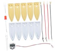 BRIGHTFUFU Educational Fruit Battery Kit for DIY Science Experiment with Zinc Copper Plates Physics Learning for School Science Projects and Stem Development