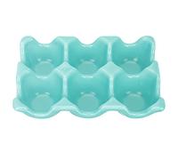 BRIGHTFUFU Egg Holder Storage Ceramic Eggs Holder Refrigerator Porcelain Organiser for Kitchen