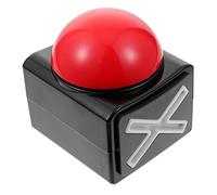 BRIGHTFUFU Electronic Game Answer Button Box Plastic Sound for Classroom Games Compact and Lightweight for Meetings and Fun Activities No Battery Required for Engaging Students