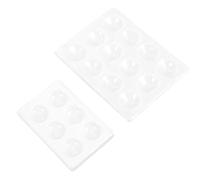 BRIGHTFUFU Experimental Reaction Plate 4pcs Chemistry Experimental Plate for Laboratory and Chemistry Class 6 Hole Plate 12 Hole Plate