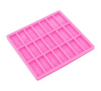 BRIGHTFUFU Food Grade Silicone Domino Mold for Cake Chocolate Candy and Fondant Decoration Non-Stick Baking Tool for Cupcake Decor Jelly Mousse and Handmade Soap Making