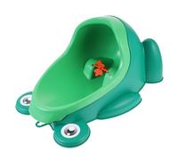 BRIGHTFUFU Funny Frog Standing Potty Urinal for Boys Wall-Mounted Cartoon Animal Pee Trainer with Rotating Windmill PP Material Easy to Install and Clean for Home Toilet Training