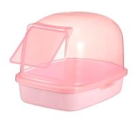 BRIGHTFUFU Gerbil Sand Bath Plastic Sand Bath House for Small Pets and Squirrels, Beneficial to Pet's Health with Simple Appearance, to Put the Pet Cage Matching Most Home Decoration