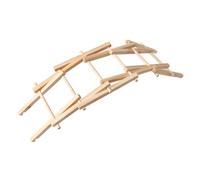BRIGHTFUFU Handmade Wooden Arch Bridge Science Kit for Educational Desktop for Creative Stem Learning DIY Construction Project for Boys
