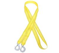 BRIGHTFUFU Heavy Duty 3 Meter Tow Rope with Tri-hooks, High Strength 3 Ton Emergency Towing Strap for Car, Motorcycle, Bicycle and Atv Winching