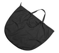 BRIGHTFUFU Helmet Storage Bag Oxford Cloth Foldable Protective Black Helmet Travel Pouch with Modern Simple Color Design for Outdoor Use