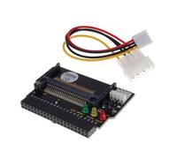 BRIGHTFUFU Ide to Cf Compact Flash Adapter with LED Indicator, Ide Hdd Adapter Supporting Dma, Compatible with Cf I Ii Cards for Computer Internal Storage Upgrade in Black