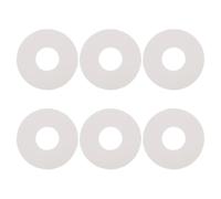 BRIGHTFUFU Inflatable Boat Valve Gaskets Compatible Replacement Seal 6pcs, Lightweight Pvc Washers Air Mattress Inflatable Equipment Leisure Activities and Water Sports