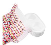 BRIGHTFUFU Insulated Breastmilk Cooler Bag for Bottles Portable Dual-Compartment Storage Carrier with Temperature Locking Suitable for Daycare and Travel Essential Feeding Bottle Cooler for