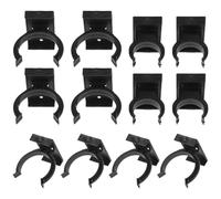 BRIGHTFUFU Kick Board Plinth Clips Special Design Plastic Black 20pcs Kitchen with Heightening Properties and Furniture Protection for Cabinet and Drawer Foot Support