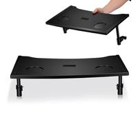 BRIGHTFUFU Lightweight Plastic Wheelchair Dining Tray Table with Cup Holder Easy to Attach Universal Compatibility for Adult Indoor Dining