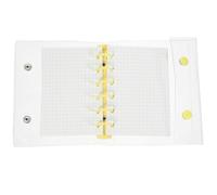 BRIGHTFUFU Lovely Diary Notepad Scrapbook for Teachers and Students A7 Rectangular Pvc Paper Aluminum Alloy Creative Adorable Simple Style Prioritizing Diary Writing Monthly and Weekly Plan