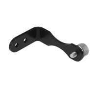 BRIGHTFUFU Metal Binoculars Tripod L Adapter Mount Bracket and Two Screw Holes with Twin 1/4 Inch Thread Connections Quick Release Plate for Stable Binoculars Tripod Connection Black