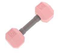 BRIGHTFUFU Mini Dumbbell for , Small Pink Rubber Hand Weights, Workout Equipment for Pretend Play and Beginner Fitness Exercises