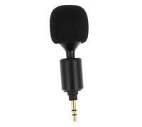 BRIGHTFUFU Mini Laptop Microphone 3.5mm Straight Head Phone Mic Bendable for Live Streaming