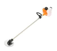 BRIGHTFUFU Miniature PVC Mower Model Orange Mini House Accessory Realistic Garden Tool Ornament for Dollhouse Decoration Versatile Lawn Mower Miniature for Creative Scene Building