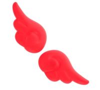 BRIGHTFUFU Motorcycle Helmet Horns Angel Wings Helmet Decorations Stylish Comfortable