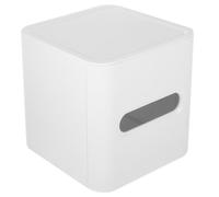 BRIGHTFUFU Paper Towel Holder Box Desktop Tissue Storage Box Tissue Organizer Cube Paper Towel Hanger Toilet Paper Rack Tissue Storage Cases Toilet Paper Case Paper Roll Office Napkin White