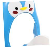 BRIGHTFUFU Penguin Toddler Boy Potty Training Urinal Stand-on Wall-Mounted Kids Urinal Toilet Blue for Boys Preschool Toilet Training