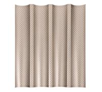 BRIGHTFUFU Perforated Baguette Baking Tray, 4 Groove Non-Stick Pan, 13X15 Inch, Great for Oven Use and Homemade French Bread