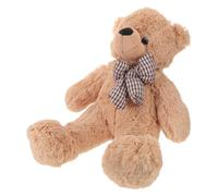 BRIGHTFUFU Plush Bear Cover with Zipper for DIY Filling Soft Brown Semi-finished Shell Unstuffed Animal for Handmade Holiday Decor and Creative Projects Build Your Own Huggable Bear Companion