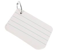 BRIGHTFUFU Portable Blank Flash Cards for Studying with Smooth Paper Material, Creative Design Word Note Cards for Memory and Learning
