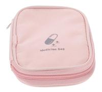 BRIGHTFUFU Portable Medicine Bag Strong Wear Resistance Lightweight Small Storage Pouch Made of Sturdy Oxford Cloth and Polyester Fiber for Outdoor Activities and Car First Aid for Families