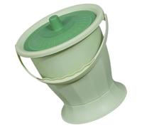 BRIGHTFUFU Portable Plastic Commode Bucket with Lid, Convenient Household Chamber Pot and Urine Pot, Sealed and No Burr Design, for Home and Hospital Use by Elderly and Disabled People