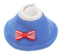 BRIGHTFUFU Protective Anti-biting Parrot Collar Polar Fleece Material, Reusable Cone Bird Collar from Surgery or Injury, Neck Circumference 8-9.5cm, Comfortable Bird Health Supply