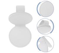 BRIGHTFUFU PU Strong Clip Sun Visor Glasses Holder with Card and Bill Storage for Car Multi Functional Vehicle Sunglasses and Document Organizer Stable Non Slip Design for Driving Safety