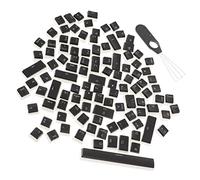 BRIGHTFUFU Pudding Translucent Frosted Keycaps Keys Replacement for Mechanical Gaming Keyboards Oil Resistant Keycap with Enhanced Rgb Lighting Effect