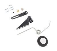 BRIGHTFUFU Rc Aircraft Tail Wheel Assembly Kit Reliable Performance for Model Planes Compatible Aircraft Models under Easy to Install and Enhance Stability for Diy Projects