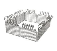 BRIGHTFUFU Realistic Miniature Fence for Building Blocks Grey Plastic DIY Prison and War Scene Accessories Flexible High-fidelity Protective Fence for Boys Playset and Dollhouse Decoration