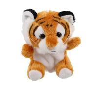 BRIGHTFUFU Realistic Plush Tiger Mini Coin Purse Soft Stuffed Animal Keychain for Boys Nursery Decor Portable Hanging Ornament with Detailed Craftsmanship and Comfortable Touch