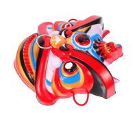 BRIGHTFUFU Reusable Mask for Cosplay and Birthday Parties Handmade Full Face Accessory for Dancing Lion Performances and