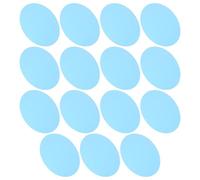 BRIGHTFUFU Round Correction Filter 15pcs Blue PET Transparent Light Correction maintains Original Brightness for Lamps and Living Rooms
