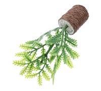 BRIGHTFUFU Scale Miniature Maple Plant Pot Odor Material Realistic Mini House Accessory