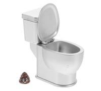 BRIGHTFUFU Scale Miniature Toilet Model with Sound Realistic Dollhouse Accessory for Creative Room Decor for Teens and Dollhouse Enthusiasts Construction