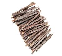 BRIGHTFUFU Small Animals Teething Sticks Wooden Chew Molar Treats for Hamsters and Rabbits 200g Teeth Grinding Home Travel