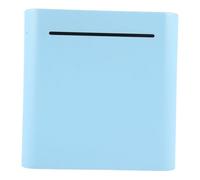 BRIGHTFUFU Stainless Steel Money Bank Compact Portable Saving Box for Unbreakable Coin Container with Secure Slot No Removal Design Blue