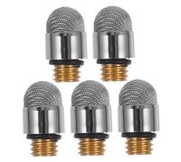 BRIGHTFUFU Stylus Pen Replacement Tips Mesh Fiber Capacitive Stylus Nibs for Touch Screen Devices Universal 5pcs White Conductive Replacement Tips for Tablet and Smartphone Use
